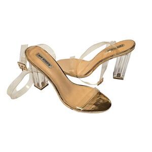 🌹Cape Robbin Clear Heeed Sandals sz 9
